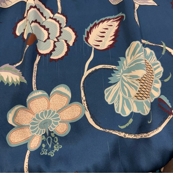 Tuckernuck Libby Floral Maxi Dress Blue Geranium Smocked Small - Picture 15 of 15